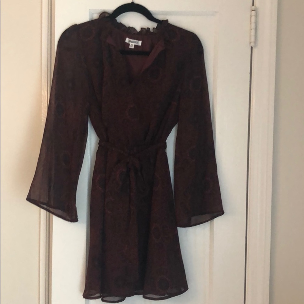 BB Dakota Chiffon Printed Dress